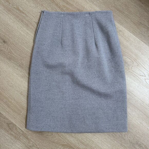 VTG Coltalia Imports Made In Italy Pure 100% Wool Women's Pencil Skirt Sz 10 2 4 - Picture 2 of 7